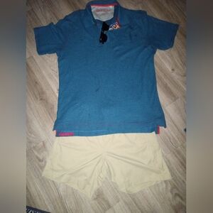 Robert Graham,Teal, Polo Shirt, Size Large